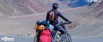 बिना पैसे के 20,000 किलोमीटर साइकिल चलाकर भारत भ्रमण कर लिया