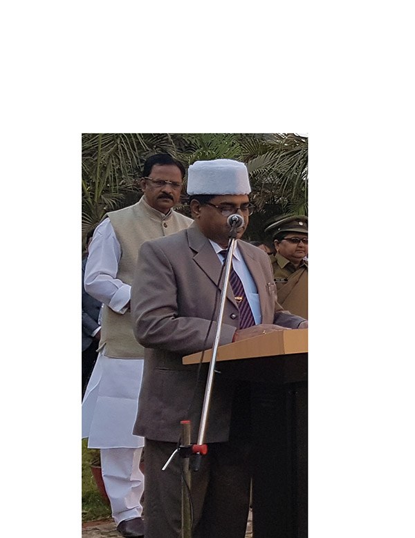 दिग्विजय कालेज में गणतंत्र दिवस पर गूंजा राष्ट्र भक्ति का तराना