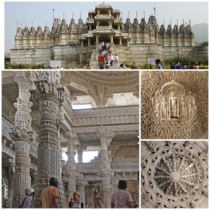 रणकपुर केे मन्दिरों से प्रकट होता है  अतीत के सौंदर्य का शास्त्र