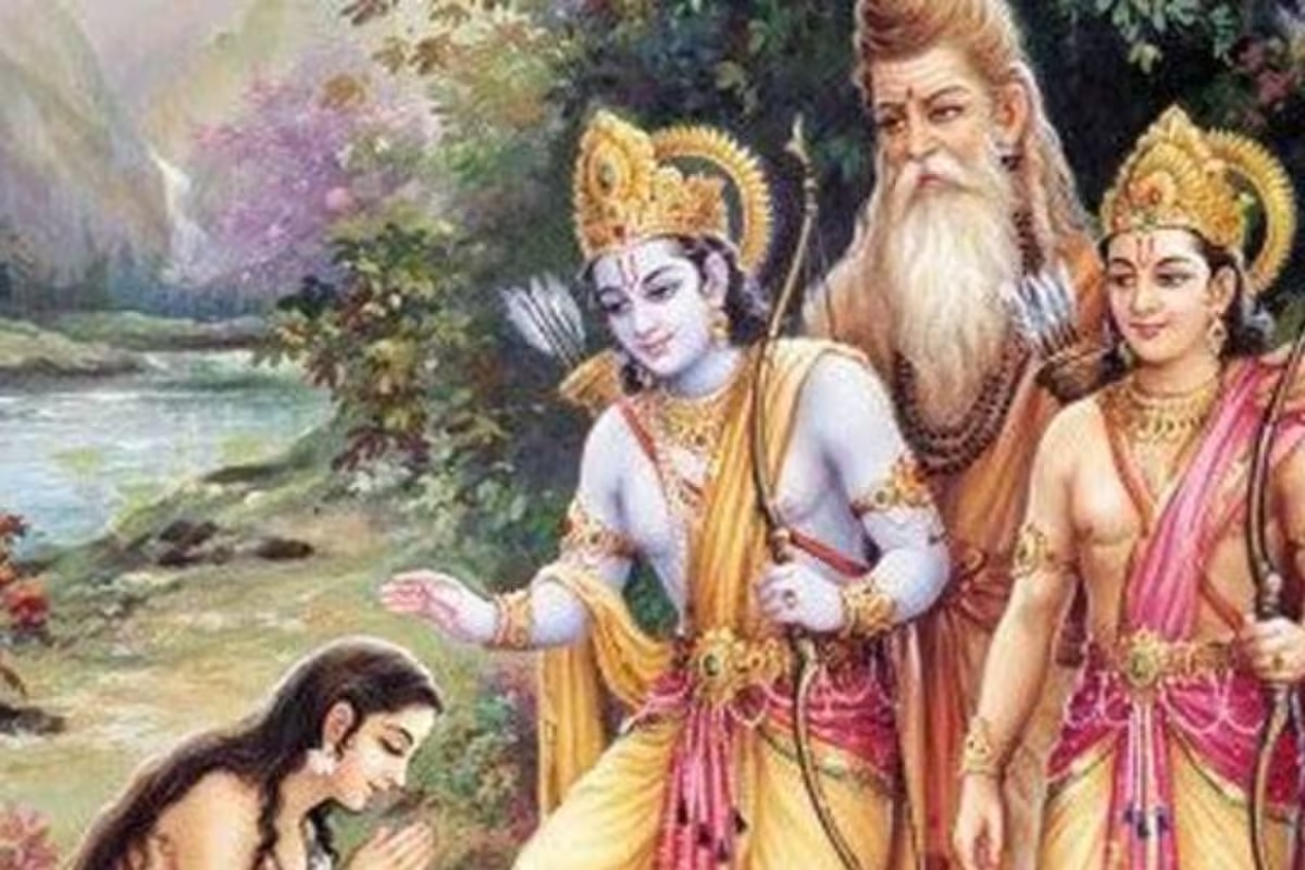 रामायण में अहिल्या के पत्थर बनना