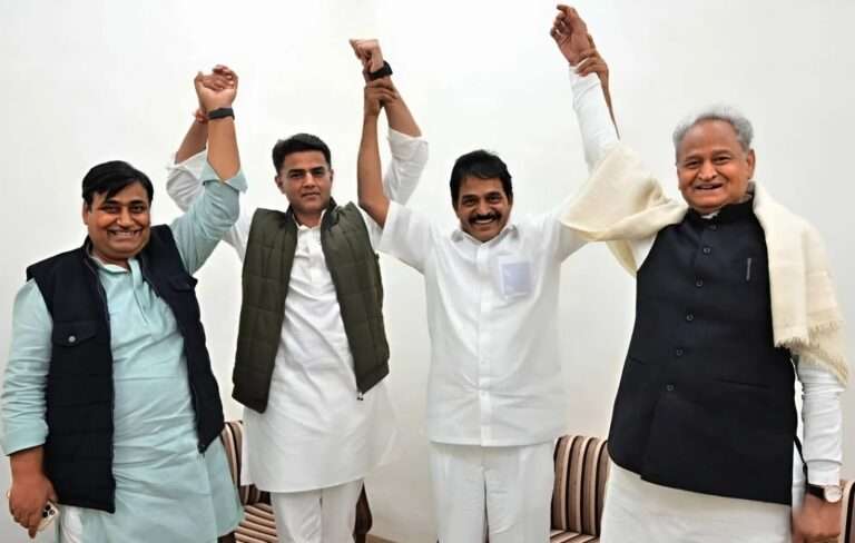 कांग्रेस में नए जिलाध्यक्षों पर सवाल और  राजस्थान में बवाल