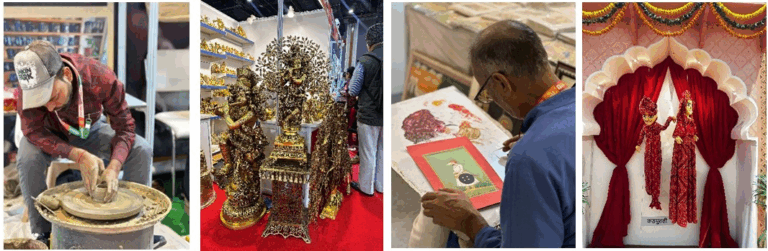 व्यापार मेले में भारतीय हस्तकला की विरासत को सैकड़ों सालों से बचाए रखने वाले कलाकार खास आकर्षण