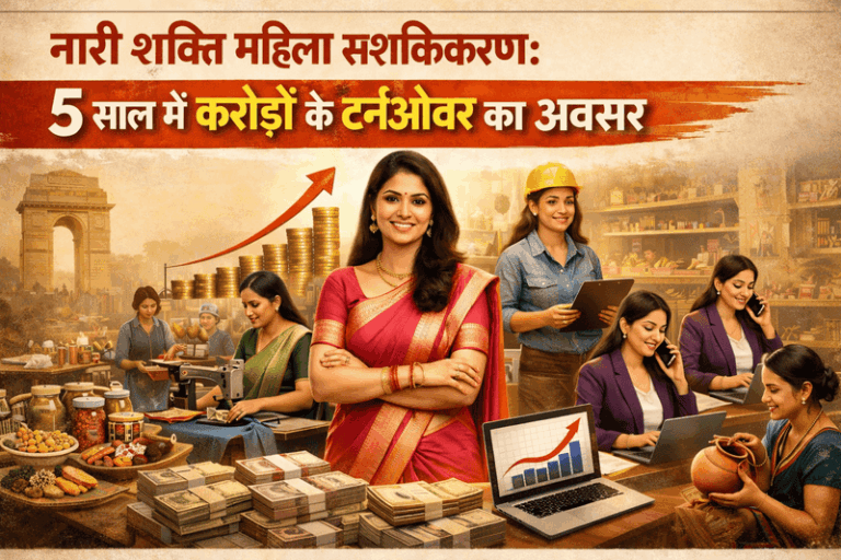 नारी शक्ति महिला सशक्तिकरण: 5 साल में करोड़ों के टर्नओवर का अवसर