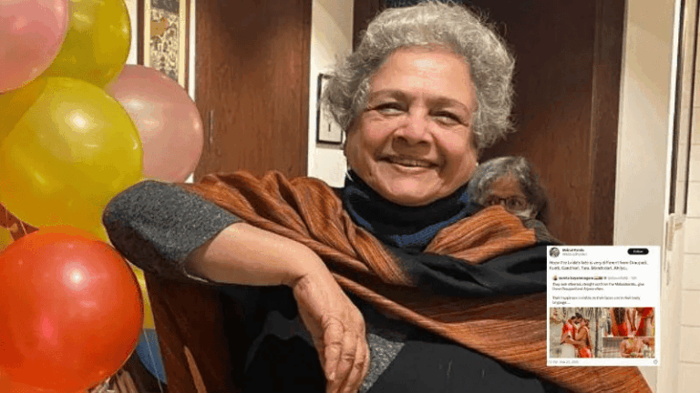 हिंदू घृणा में चूर मृणाल पांडे ने की ‘द्रौपदी’ की छवि बिगाड़ने की कोशिश